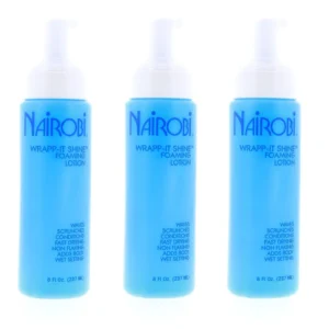 Nairobi Wrapp It Shine Foaming Lotion 8oz ( 3 PACK)