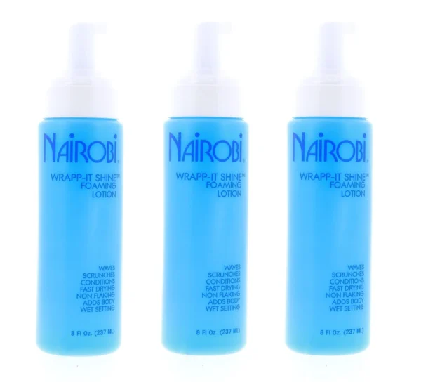 Nairobi Wrapp It Shine Foaming Lotion 8oz ( 3 PACK) - Image 3