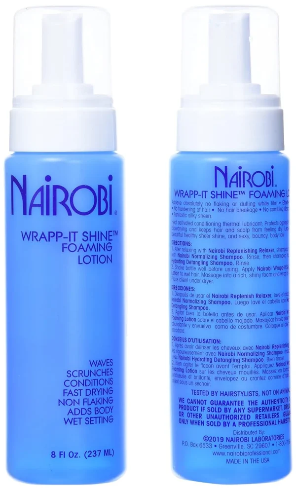 Nairobi Wrapp It Shine Foaming Lotion 8oz ( 3 PACK) - Image 2