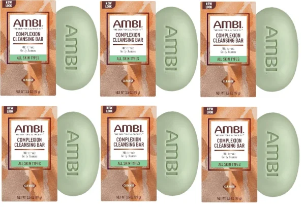 6 PACK AMBI COMPLEXION CLEANSING BAR SOAP - Image 2