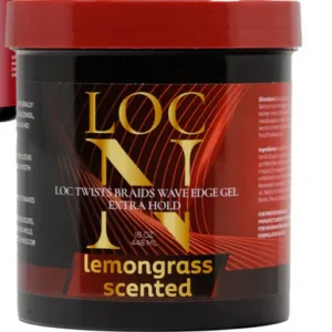 Loc N Twists Braids Wave Edge Gel Lemon Grass 16 oz