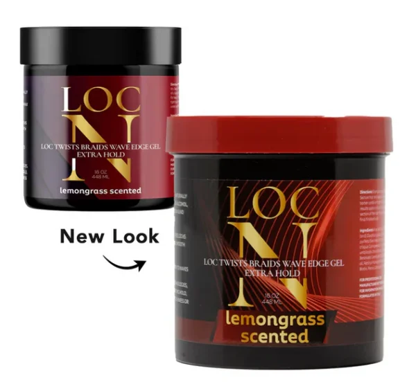 Loc N Twists Braids Wave Edge Gel Lemon Grass 16 oz - Image 4